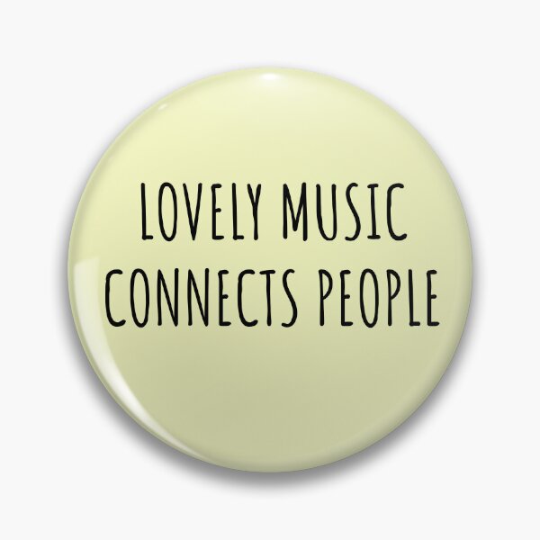 Item preview, Lovely Music Connects People - Spread Love and Unity with Our Music Designs designed and sold by Funwithmusic.