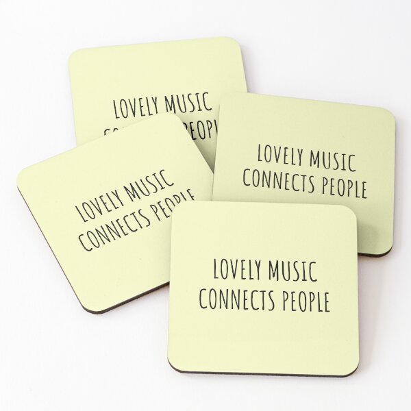 Item preview, Lovely Music Connects People - Spread Love and Unity with Our Music Designs designed and sold by Funwithmusic.
