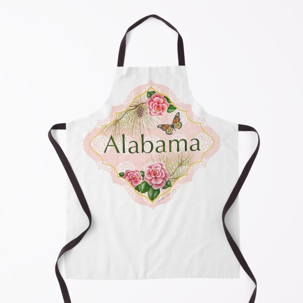 Item preview, Alabama State Pride | Alabama flower camellia | US State Collection State Icon Illustration | travel tracker long leaf pine monarch designed and sold by JourneyHomeMade.