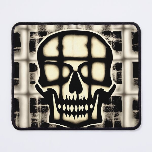 Item preview, Skull Plaid Grunge Bleach Acid Wash Graphic Skate Punk designed and sold by Anticulture.