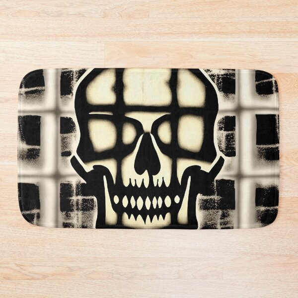 Item preview, Skull Plaid Grunge Bleach Acid Wash Graphic Skate Punk designed and sold by Anticulture.