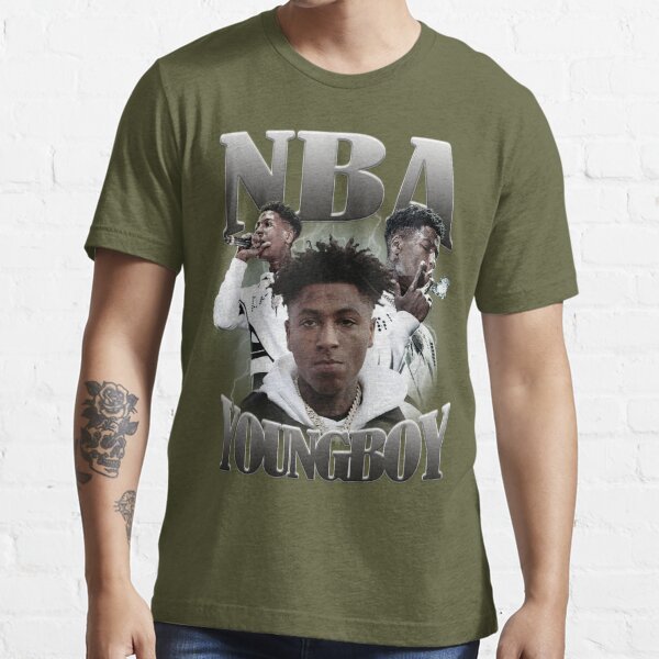 NBA YOUNGBOY 90s Style Vintage Bootleg Tee Never Broke Again Hip Hop Rap  Music |