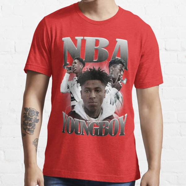 NBA YOUNGBOY 90s Style Vintage Bootleg Tee Never Broke Again Hip Hop Rap  Music |