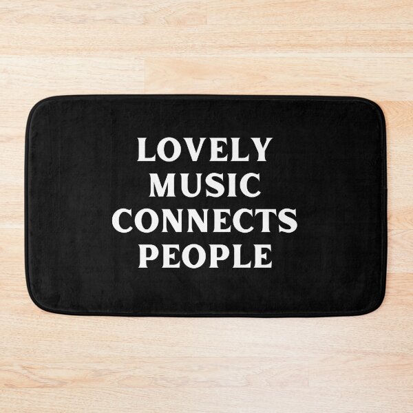 Item preview, Lovely Music Connects People - Spread Love and Unity with Our Music Designs designed and sold by Funwithmusic.