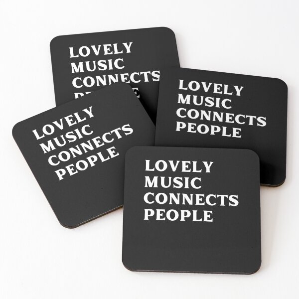 Item preview, Lovely Music Connects People - Spread Love and Unity with Our Music Designs designed and sold by Funwithmusic.