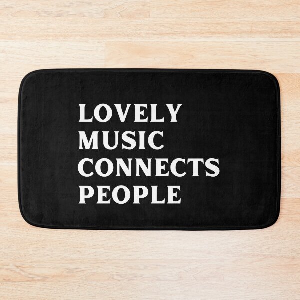 Item preview, Lovely Music Connects People - Spread Love and Unity with Our Music Designs designed and sold by Funwithmusic.