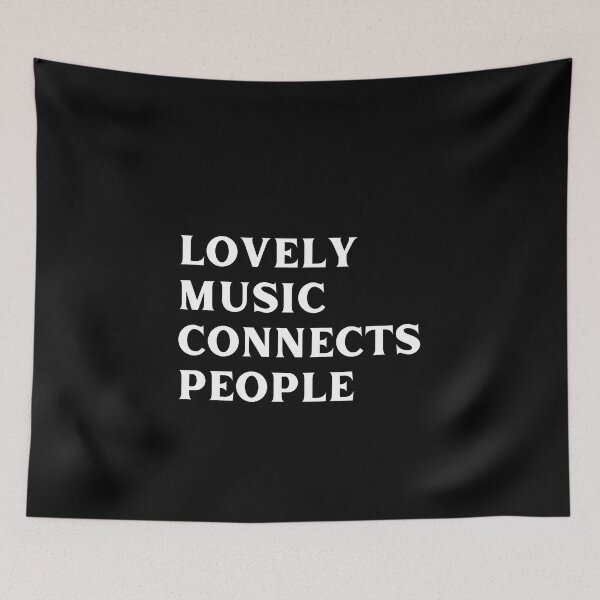 Item preview, Lovely Music Connects People - Spread Love and Unity with Our Music Designs designed and sold by Funwithmusic.