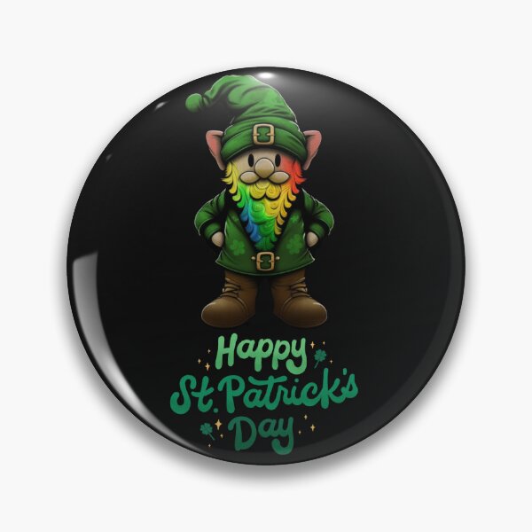 Item preview, Happy St. Patrick's Day Gnome Tie Dye Shamrock designed and sold by PrintfulRachid.