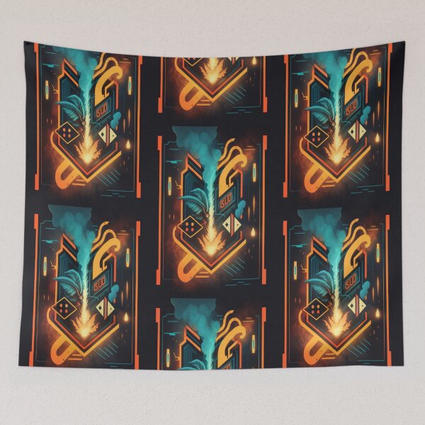 Item preview, A Burning Inferno In A Cube designed and sold by Akocroux.