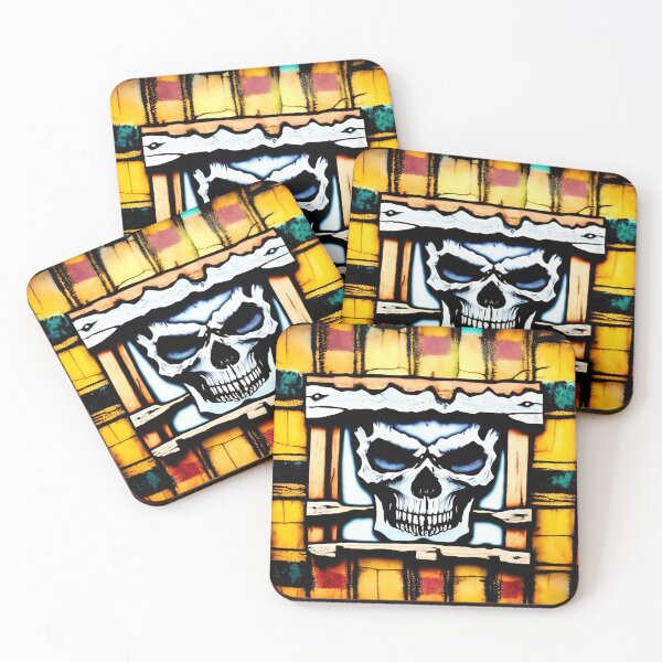 Item preview, Skull Plaid Grunge Bleach Acid Wash Graphic Skate Punk designed and sold by Anticulture.