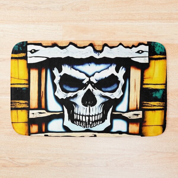 Item preview, Skull Plaid Grunge Bleach Acid Wash Graphic Skate Punk designed and sold by Anticulture.