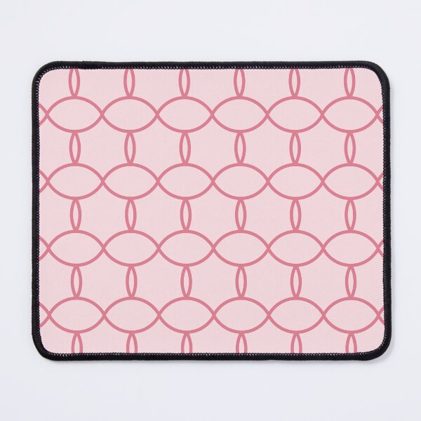 Item preview, Rosy Pink Geometric Design On Pale Pink Background designed and sold by burbankdesigns.