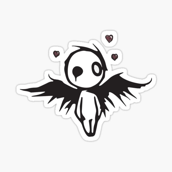  Emo Love Angel  Sticker
