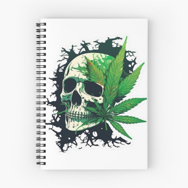Artikelvorschau, Cannabis-Schädel entworfen und verkauft von CombatCreatives.