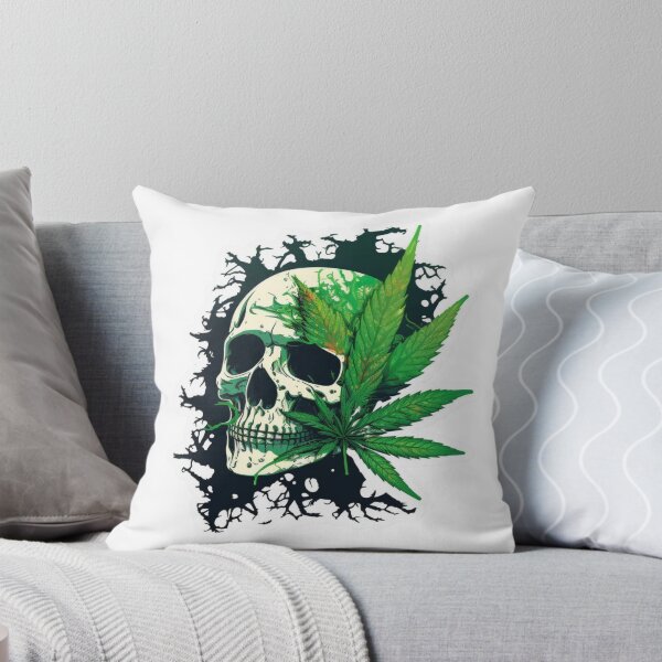 Item preview, Calavera Cannábica designed and sold by CombatCreatives.