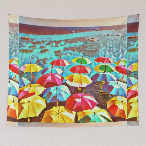 Item preview, Umbrella Beach designed and sold by sylbealvaguez.