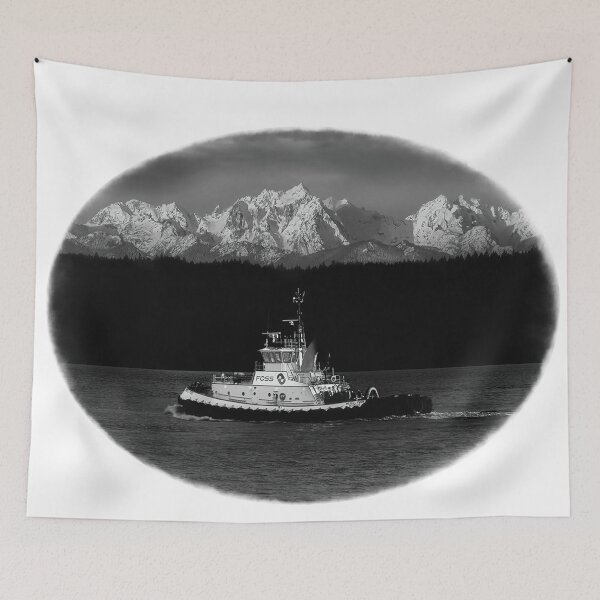 Item preview, Foss Tugboat in the Puget Sound designed and sold by Jason Mosley.