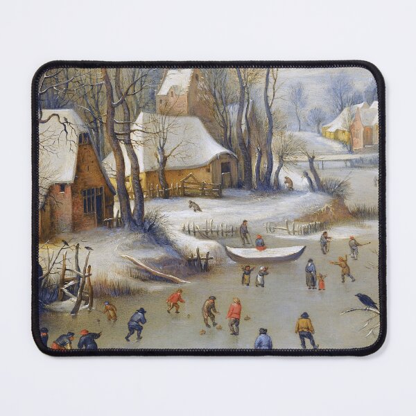 Item preview, Pieter Bruegel The Elder - Winter Landscape with Bird Trap designed and sold by TwistedCity.