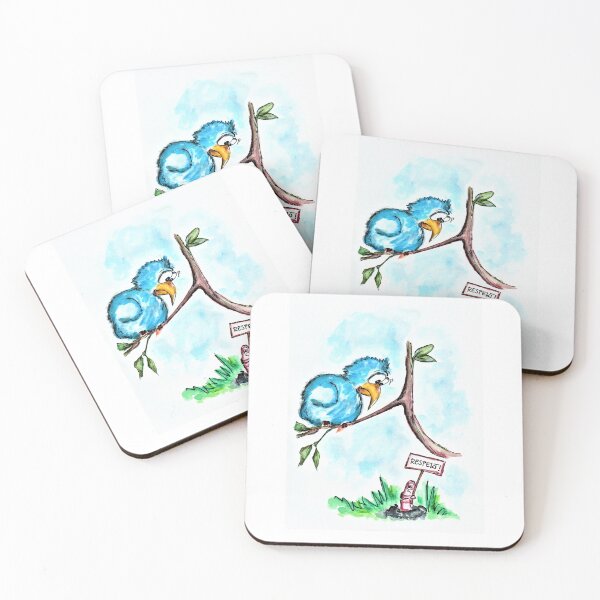 Item preview, Bird and earthworm watercolor comic designed and sold by janianna.