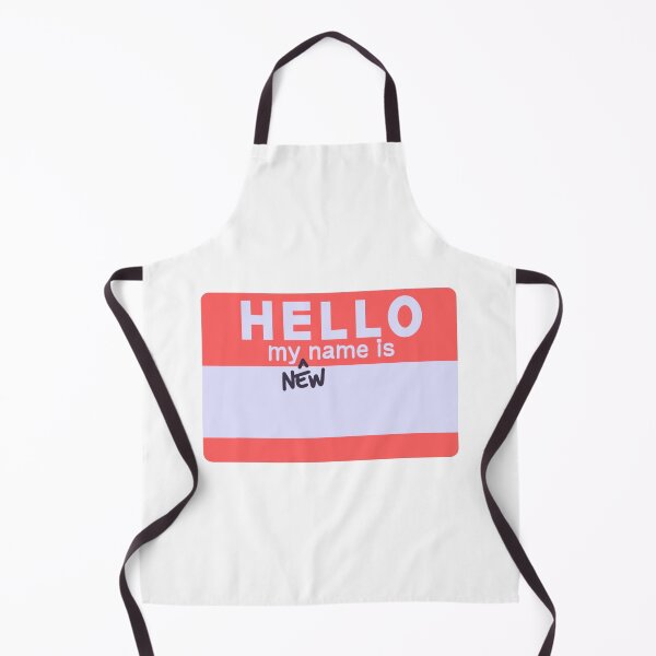 Item preview, Hello New Name Tag Trans Pronoun Identifier LGBTQIA designed and sold by GSquaredDesigns.