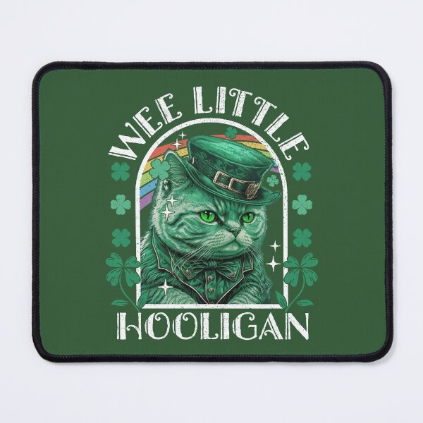 Item preview, Wee Little Hooligan Cat Leprechaun designed and sold by petestyles.