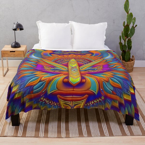 Item preview, New World Gods (32) - Mesoamerican Inspired Psychedelic Art designed and sold by TheThirdEye.