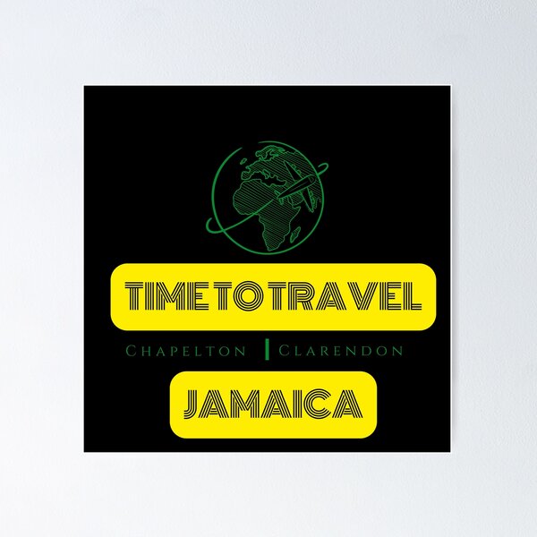 Artikelvorschau, Time to Travel, May Pen, Clarendon, Jamaica entworfen und verkauft von JustinKyneTees.