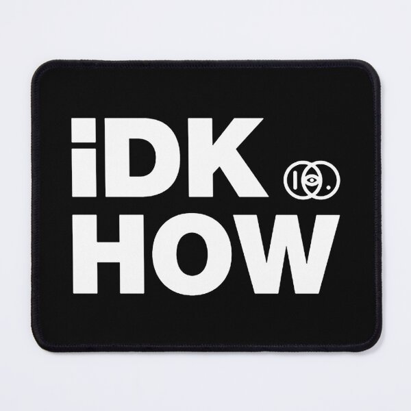 Item preview, IDK How Logo designed and sold by Sateawnuris.