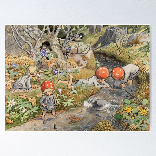 Item preview, Children of the Forest Elsa Beskow designed and sold by RedCapeTales.