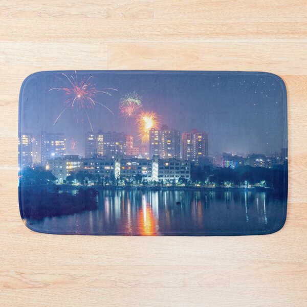 Item preview,  Hyderabad cityscape in Telangana, India.  designed and sold by snehit.