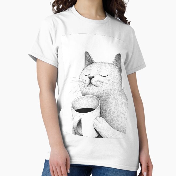 Item preview, Coffe & Cat Framed designed and sold by garlettanibel.