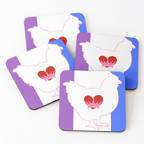 Item preview, Chicken Lover - LGBTQ Drag Pride Flag Heart 01 designed and sold by Puddmuppy.