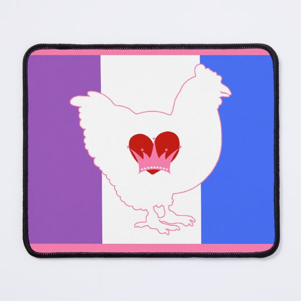 Item preview, Chicken Lover - LGBTQ Drag Pride Flag Heart 01 designed and sold by Puddmuppy.