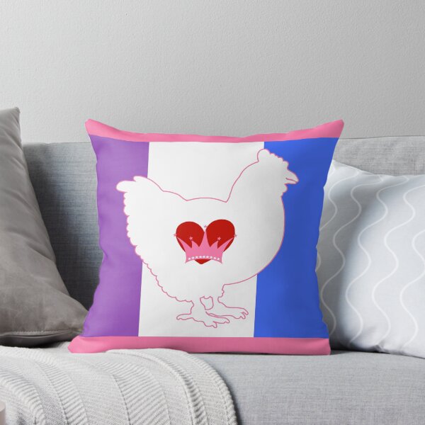 Item preview, Chicken Lover - LGBTQ Drag Pride Flag Heart 01 designed and sold by Puddmuppy.