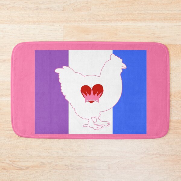 Item preview, Chicken Lover - LGBTQ Drag Pride Flag Heart 01 designed and sold by Puddmuppy.