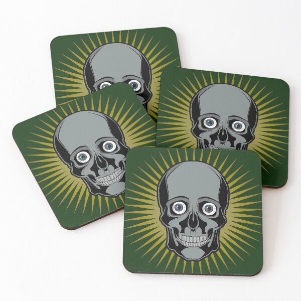 Item preview, Smiling, Happy Go Lucky Skull designed and sold by RRMStudios.