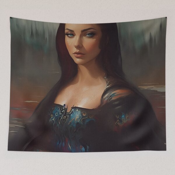 Item preview, Mona Lisa Reimagined designed and sold by Pixel Perfect Beauties.