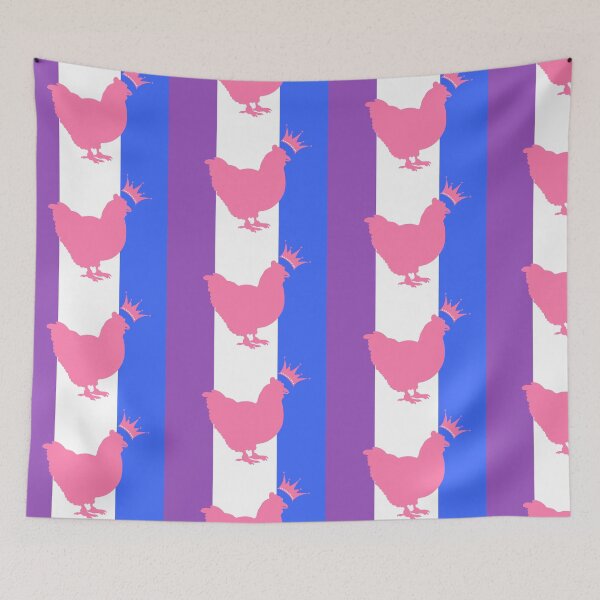 Item preview, Chicken Lover - LGBTQ Drag Pride Flag Heart 01 designed and sold by Puddmuppy.