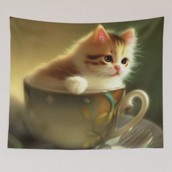 Item preview, Kitty Tea Time designed and sold by CriticalC404.