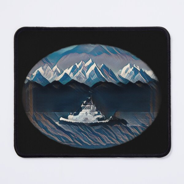 Item preview,  Foss Tugboat in the Puget Sound Blue MT designed and sold by Jason Mosley.