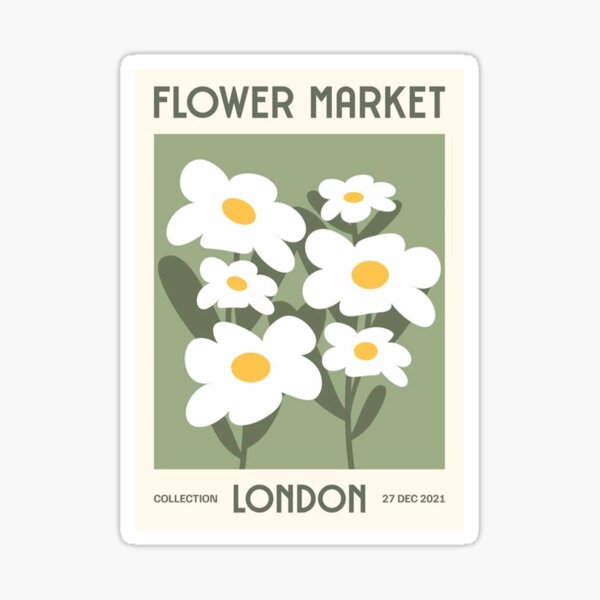 Item preview, Flower Market London Green designed and sold by Judith-sheila.