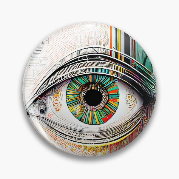 Item preview, Illustration of abstract eye design designed and sold by snehit.