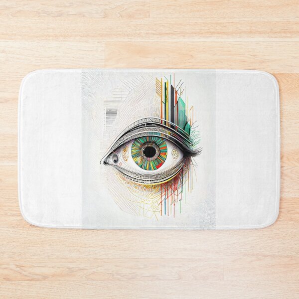 Item preview, Illustration of abstract eye design designed and sold by snehit.