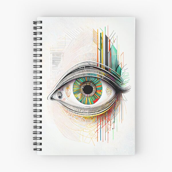 Item preview, Illustration of abstract eye design designed and sold by snehit.