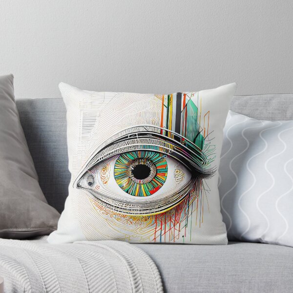 Item preview, Illustration of abstract eye design designed and sold by snehit.