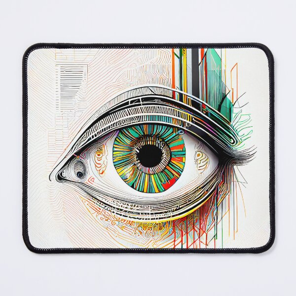 Item preview, Illustration of abstract eye design designed and sold by snehit.