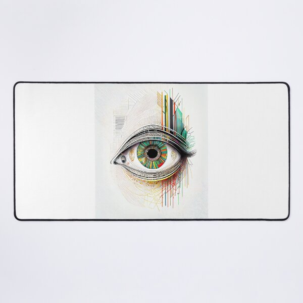 Item preview, Illustration of abstract eye design designed and sold by snehit.