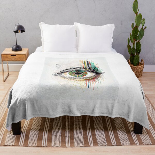 Item preview, Illustration of abstract eye design designed and sold by snehit.