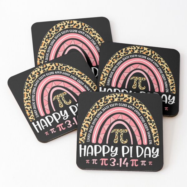 Item preview, Pi Day Spiral Pi Math Teacher 3.14 Leopard Rainbow designed and sold by TaraRMartinez.
