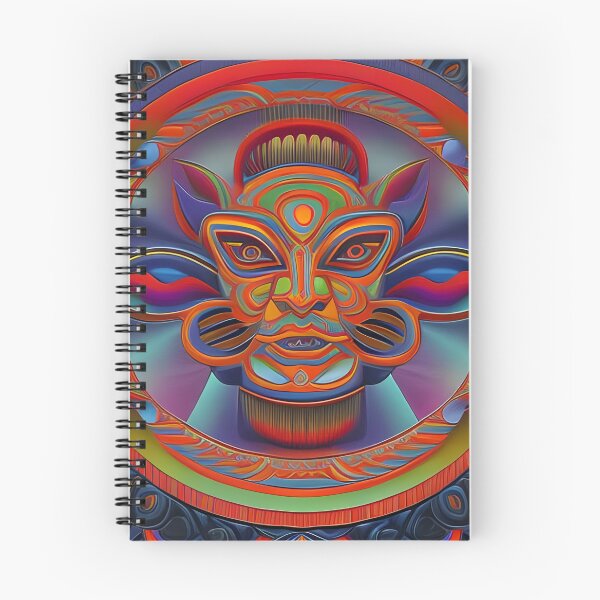 Item preview, New World Gods (33) - Mesoamerican Inspired Psychedelic Art designed and sold by TheThirdEye.